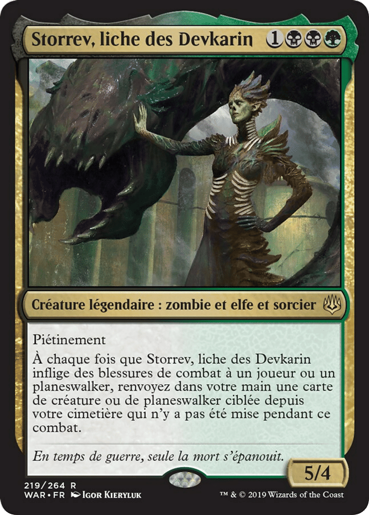 Storrev, liche des Devkarin — War of the Spark — Magic: The Gathering