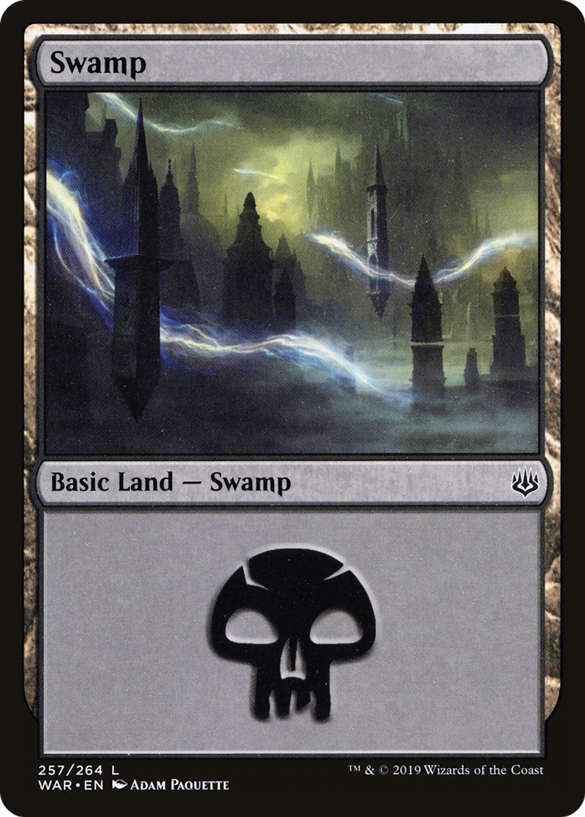 Swamp — War of the Spark — Magic: The Gathering