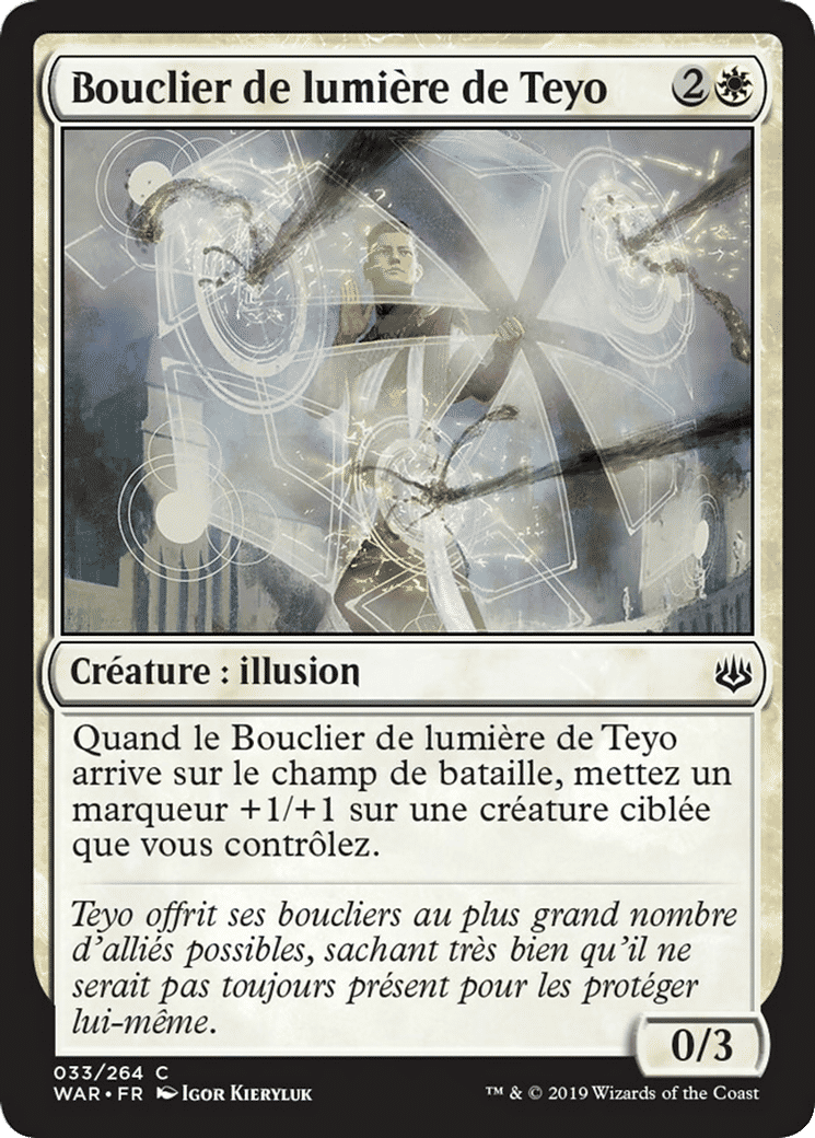 Bouclier de lumière de Teyo — War of the Spark — Magic: The Gathering