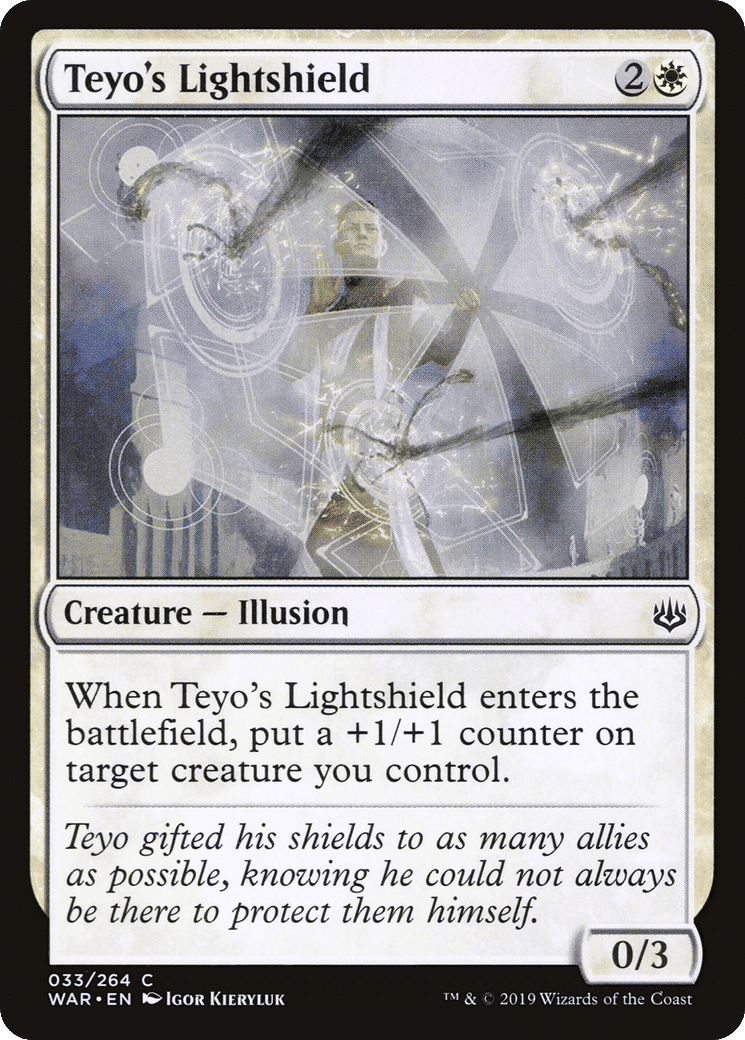 Teyo's Lightshield — War of the Spark — Magic: The Gathering
