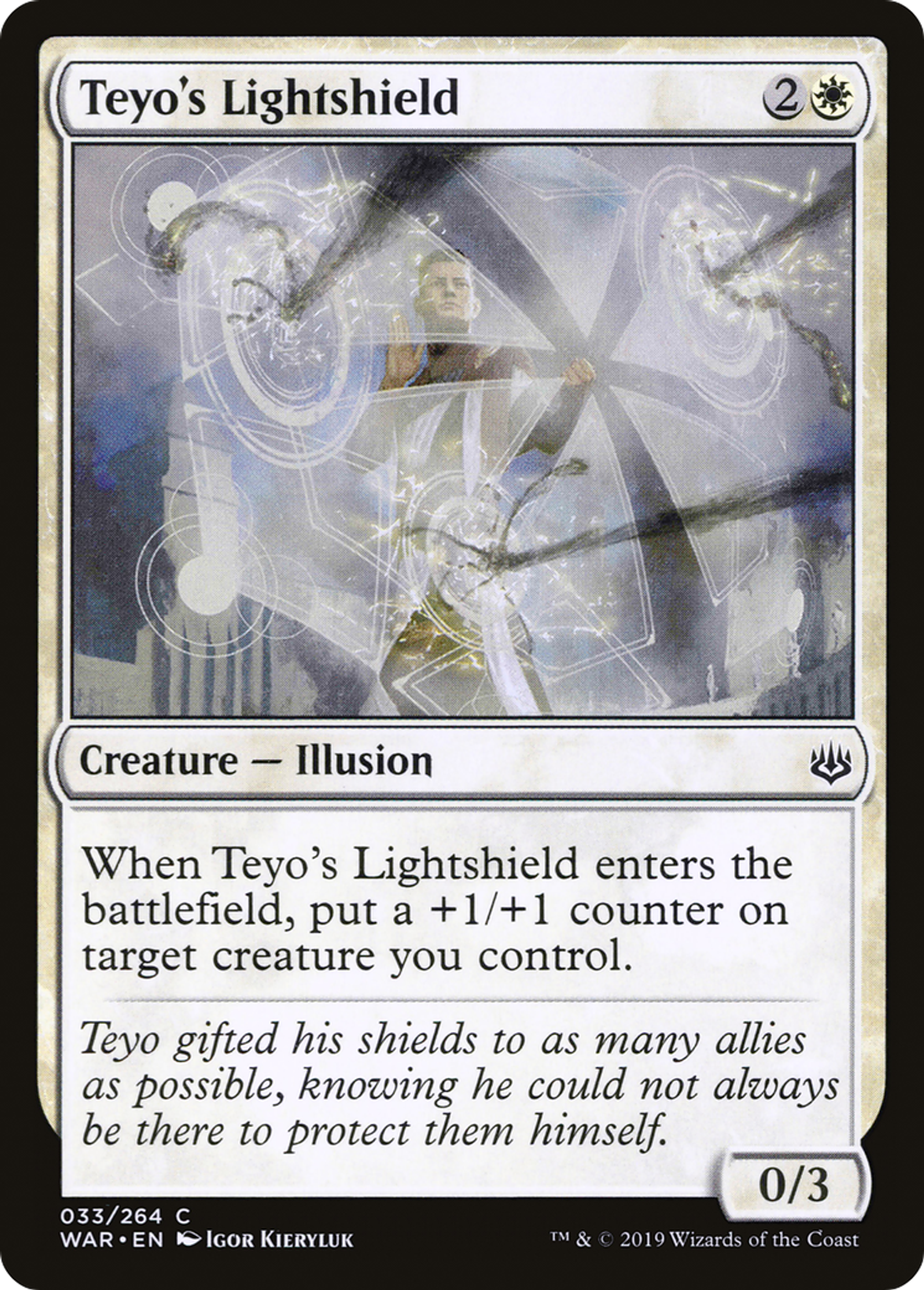 Teyo's Lightshield — War of the Spark — Magic: The Gathering