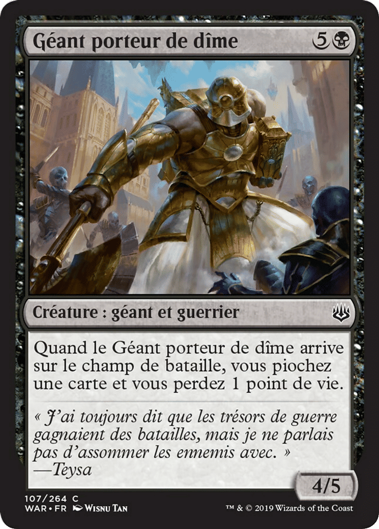 Géant porteur de dîme — War of the Spark — Magic: The Gathering