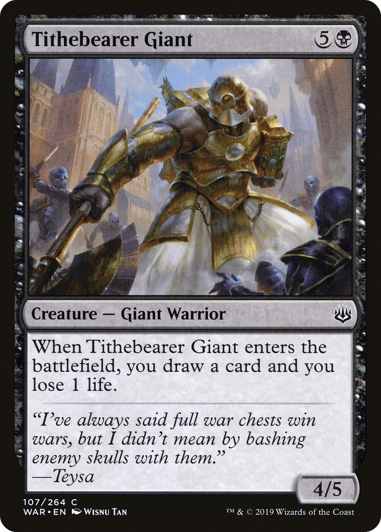 Tithebearer Giant — War of the Spark — Magic: The Gathering