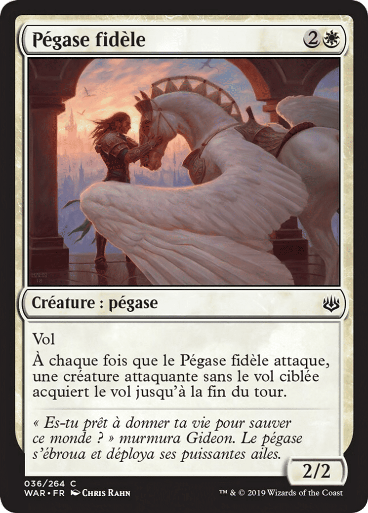 Pégase fidèle — War of the Spark — Magic: The Gathering