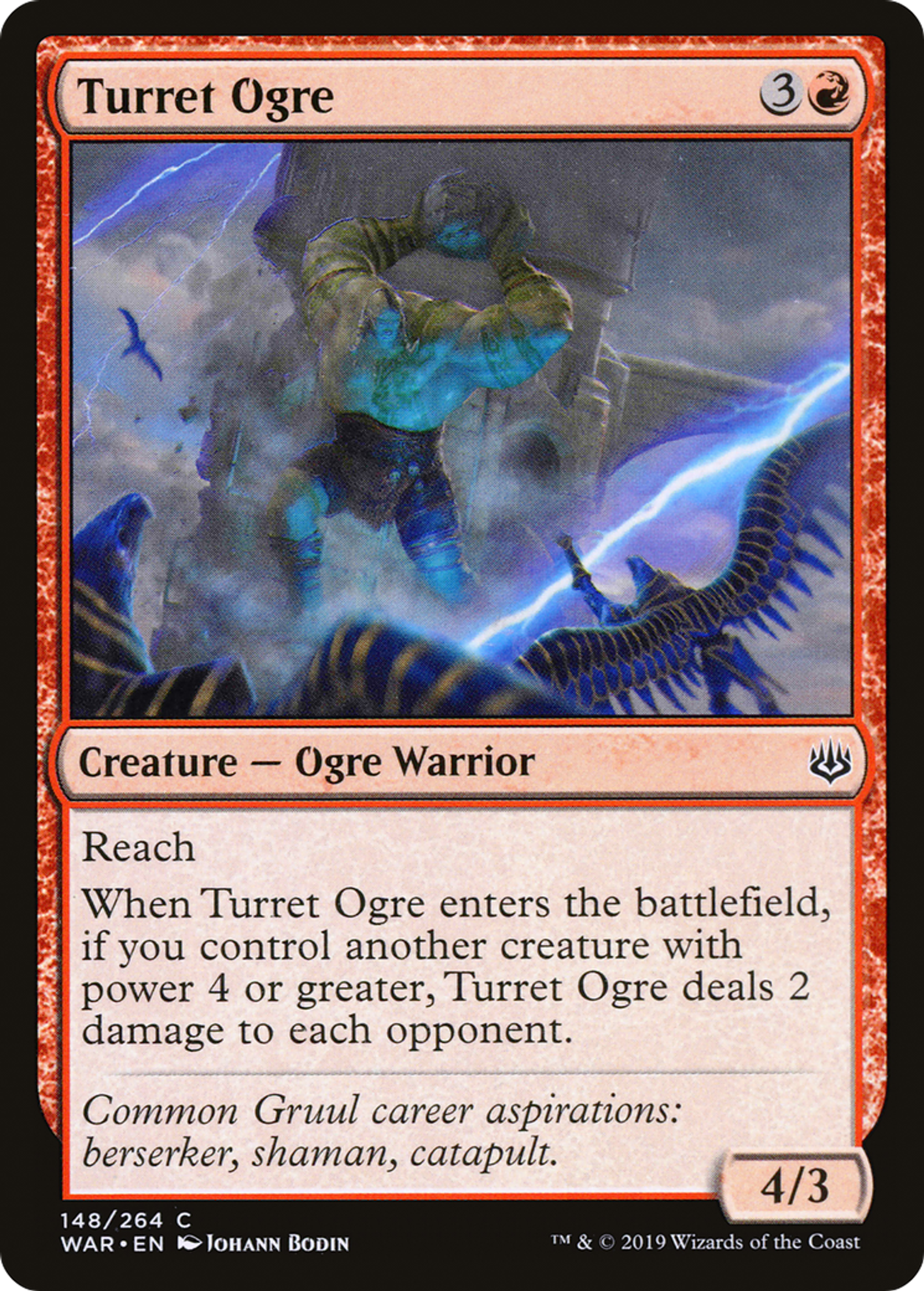 Turret Ogre — War of the Spark — Magic: The Gathering