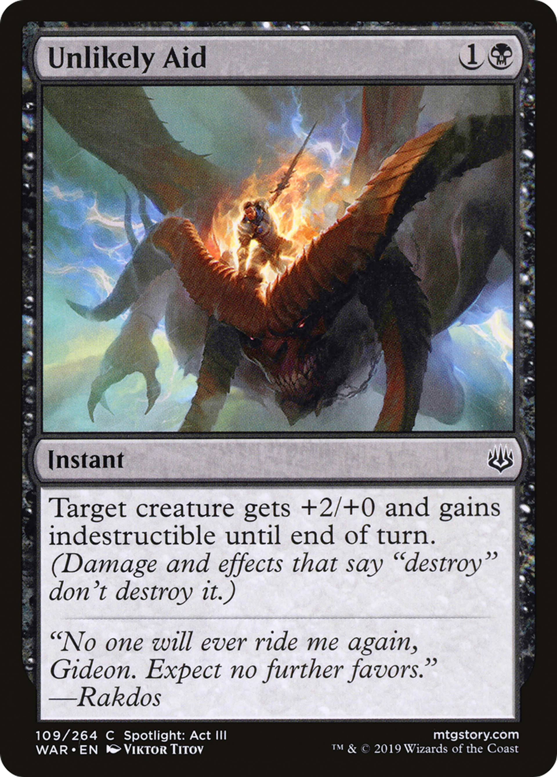 Unlikely Aid — War of the Spark — Magic: The Gathering