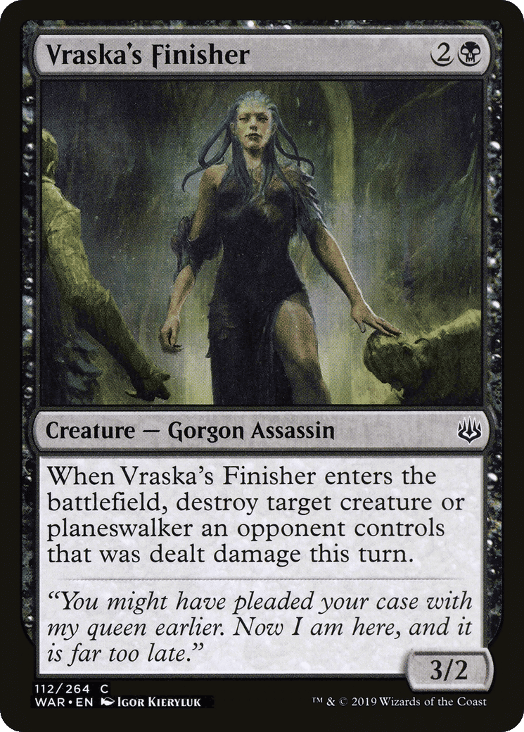 Vraska's Finisher — War of the Spark — Magic: The Gathering