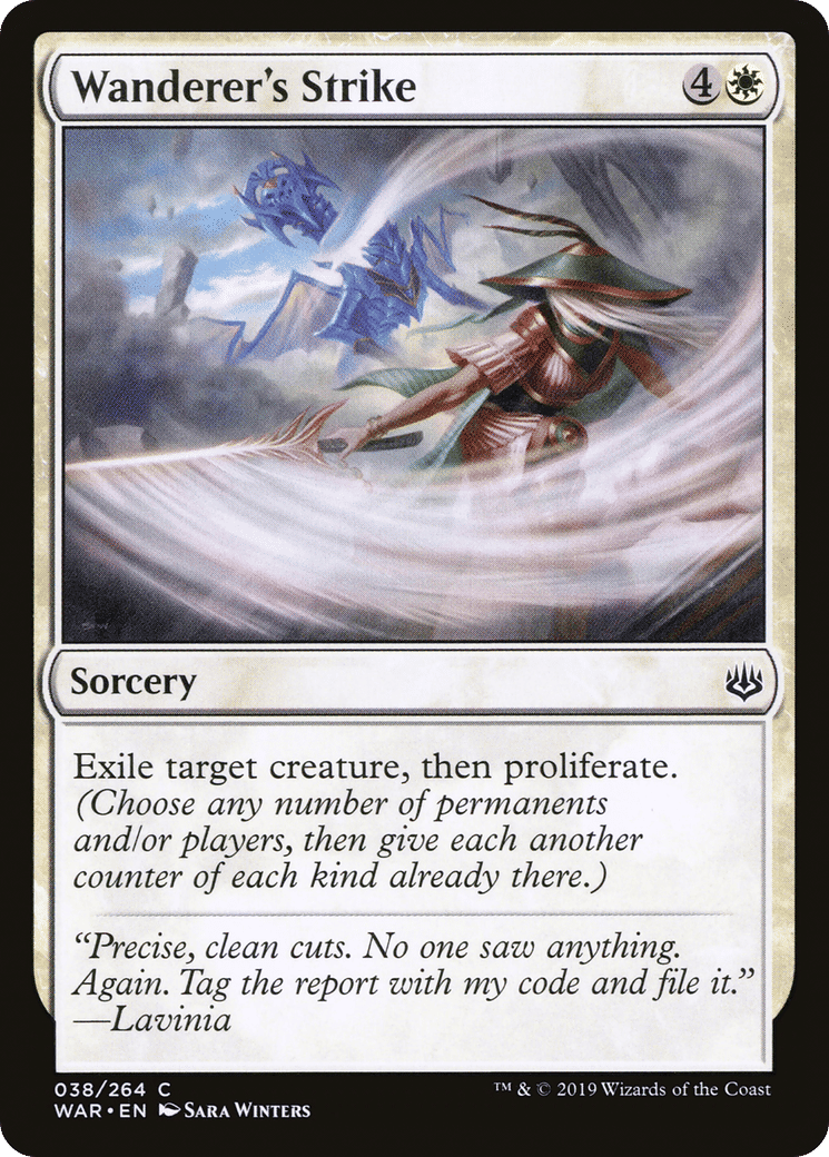 Wanderer's Strike — War of the Spark — Magic: The Gathering