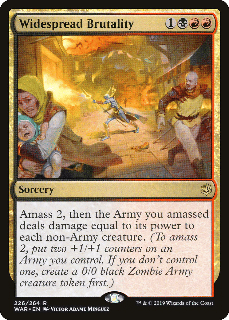 Widespread Brutality — War of the Spark — Magic: The Gathering