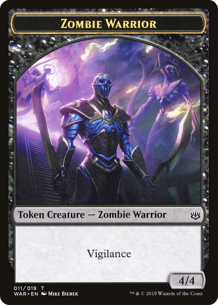 Zombie Warrior — War of the Spark — Magic: The Gathering
