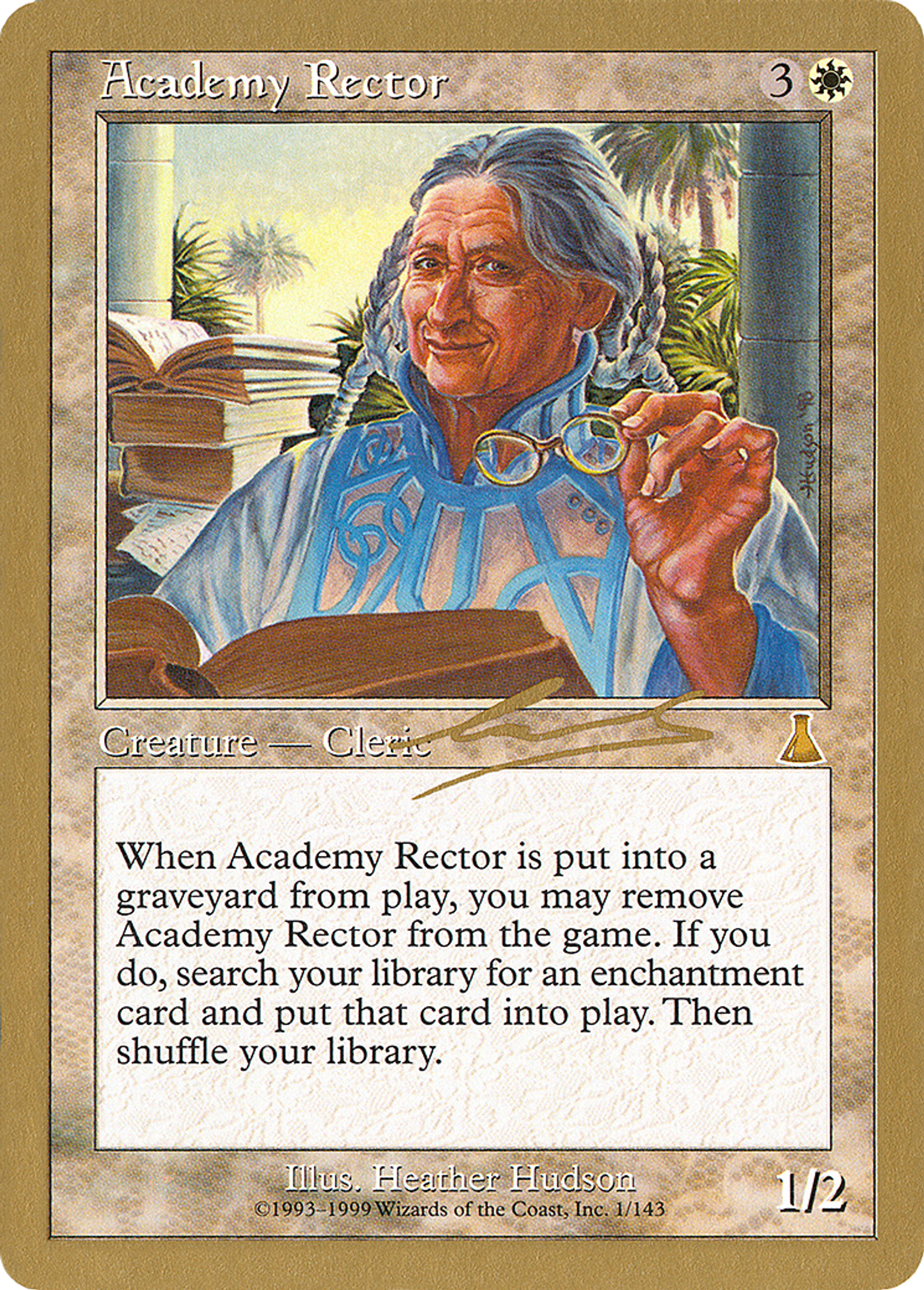Academy Rector — World Championship Decks 2000 — Magic: The Gathering