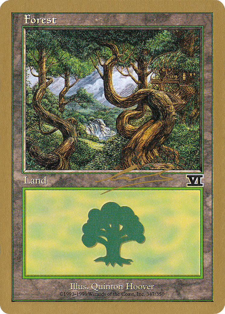 Forêt — World Championship Decks 2000 — Magic: The Gathering