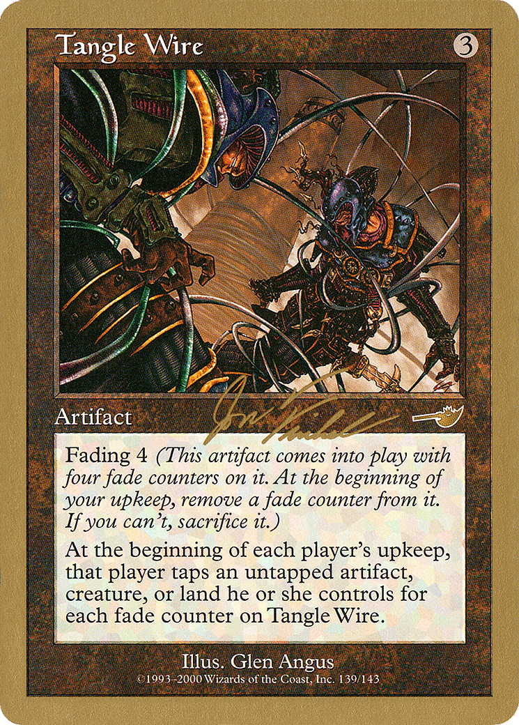 Tangle Wire — World Championship Decks 2000 — Magic: The Gathering