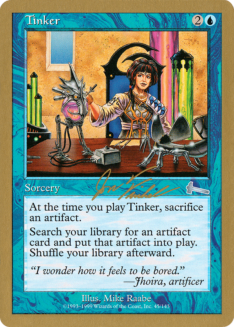 Tinker — World Championship Decks 2000 — Magic: The Gathering