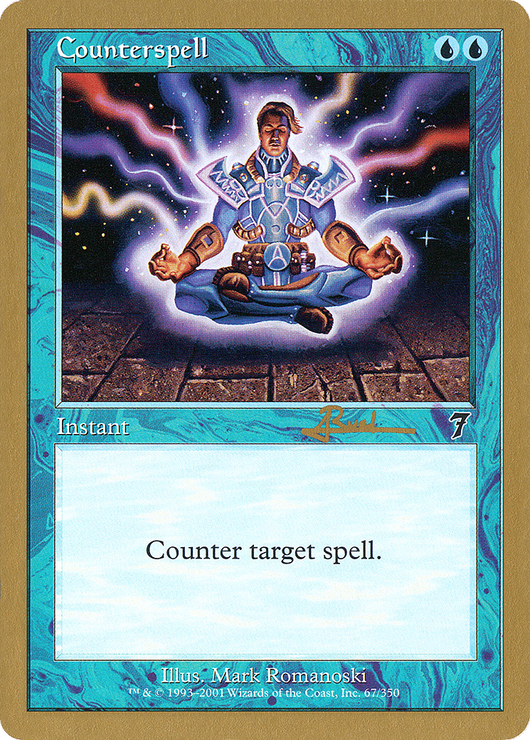 Counterspell — World Championship Decks 2001 — Magic: The Gathering