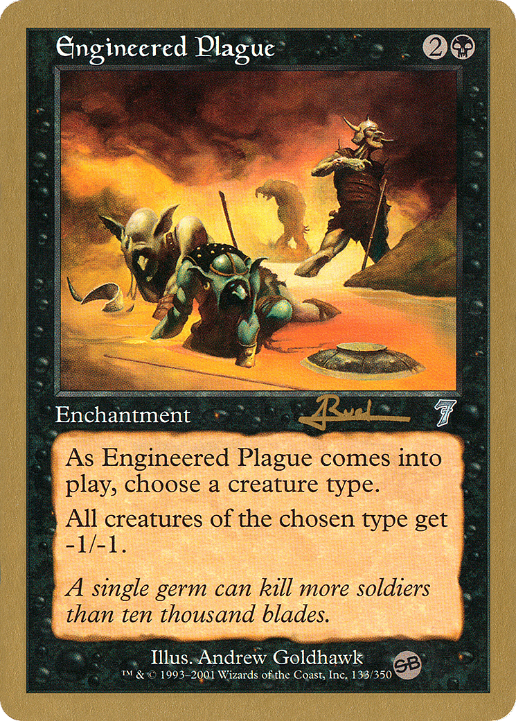 Engineered Plague — World Championship Decks 2001 — Magic: The Gathering