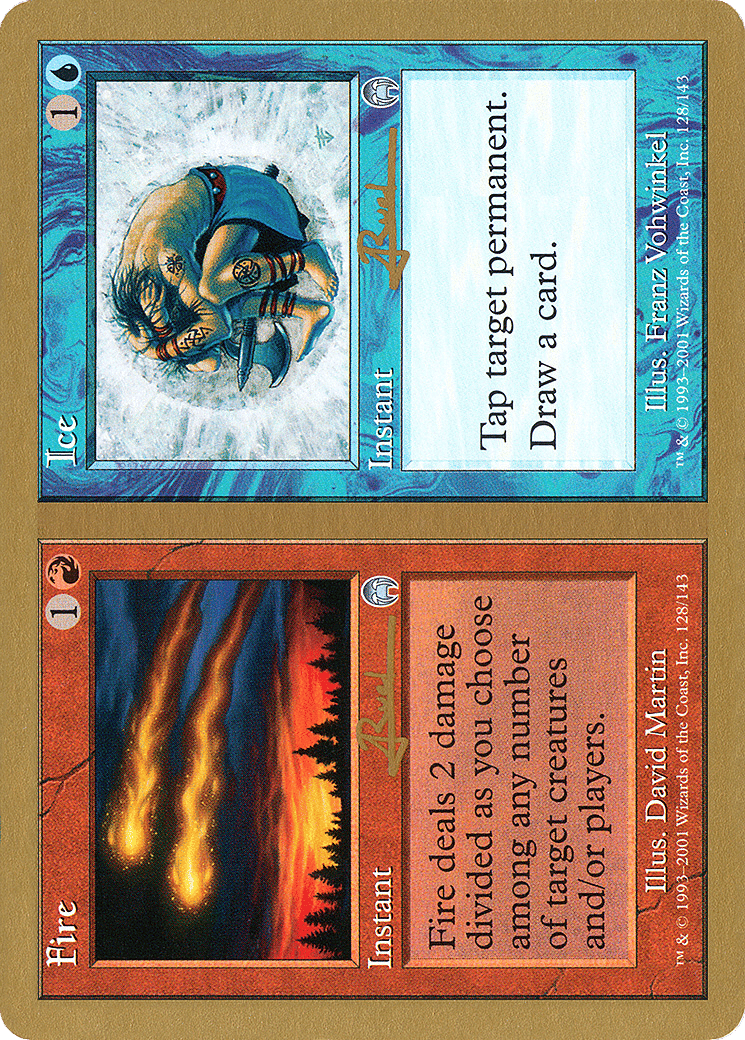 Fire // Ice — World Championship Decks 2001 — Magic: The Gathering