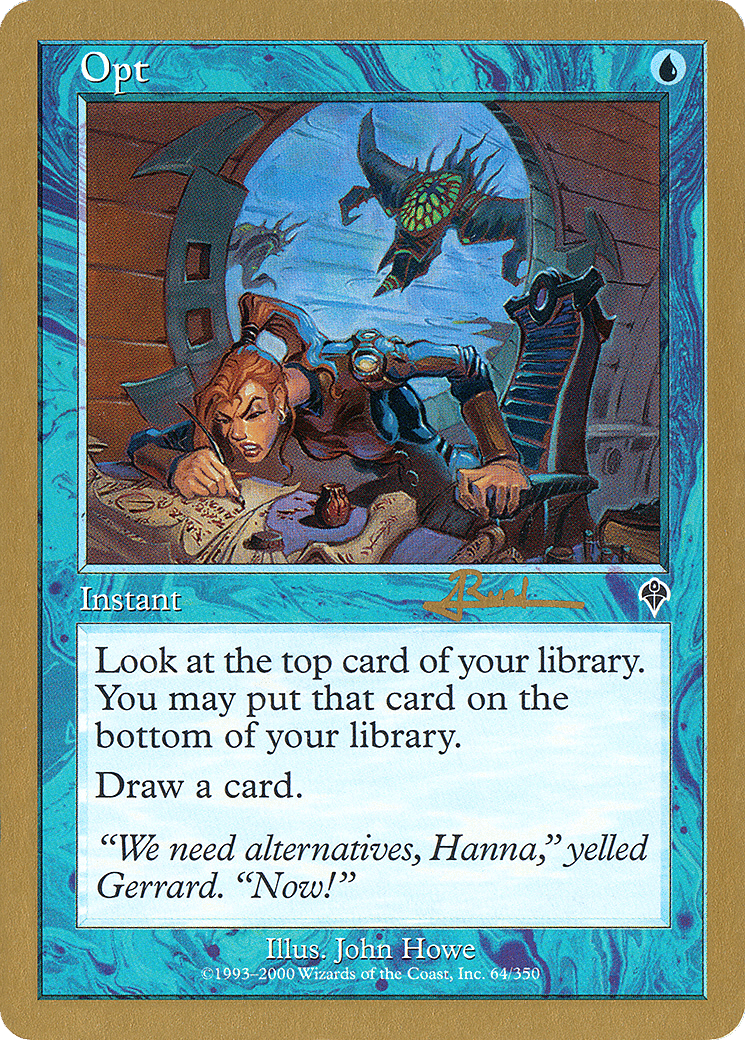 Opt — World Championship Decks 2001 — Magic: The Gathering