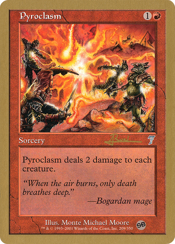 Pyroclasm — World Championship Decks 2001 — Magic: The Gathering