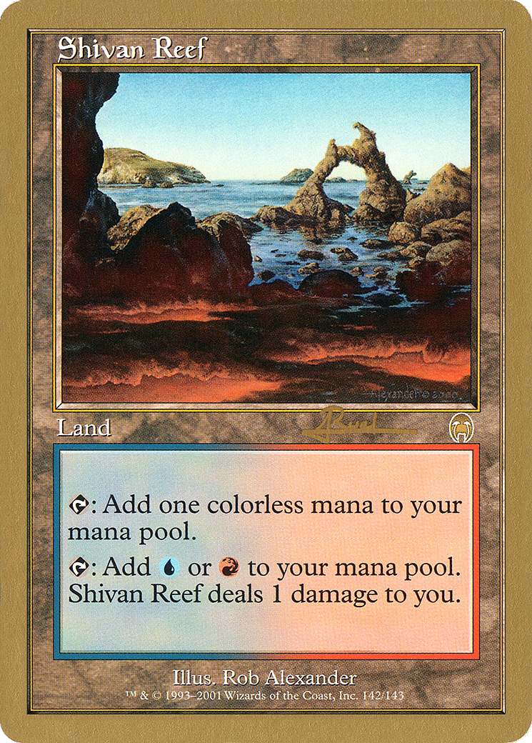 Shivan Reef — World Championship Decks 2001 — Magic: The Gathering