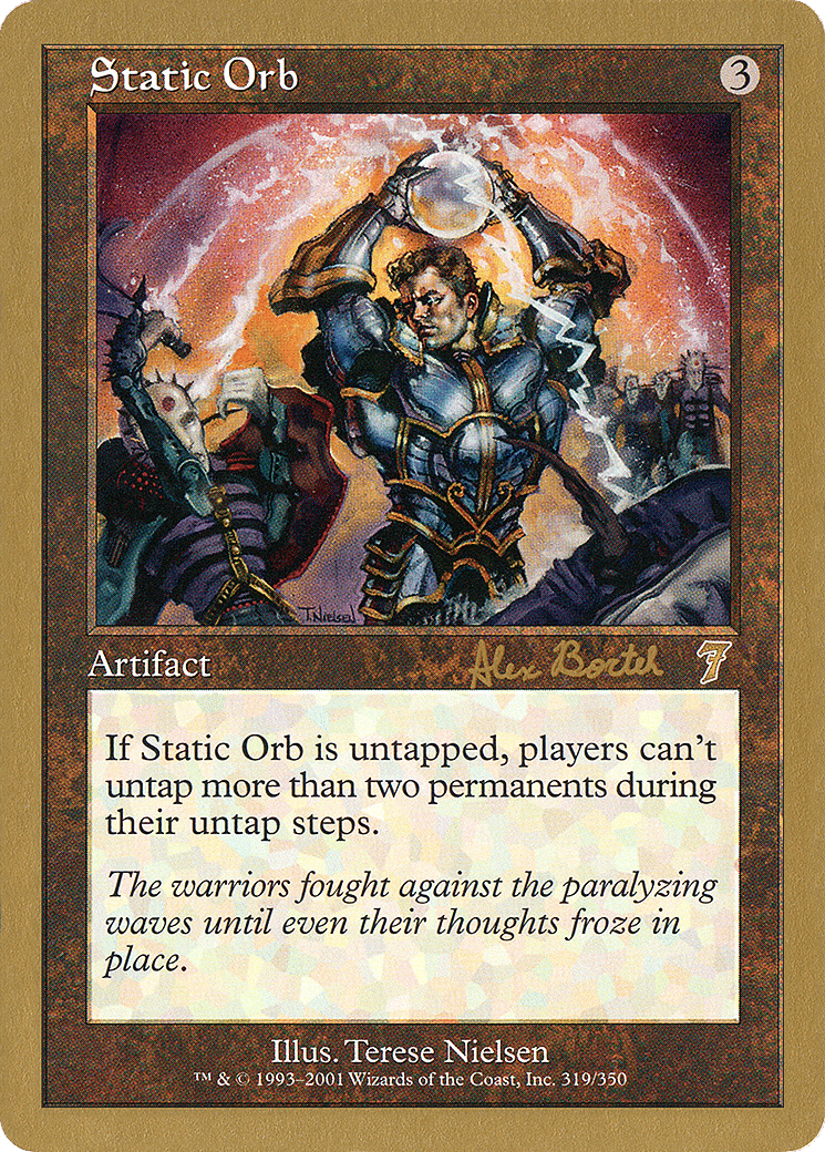 Static Orb — World Championship Decks 2001 — Magic: The Gathering