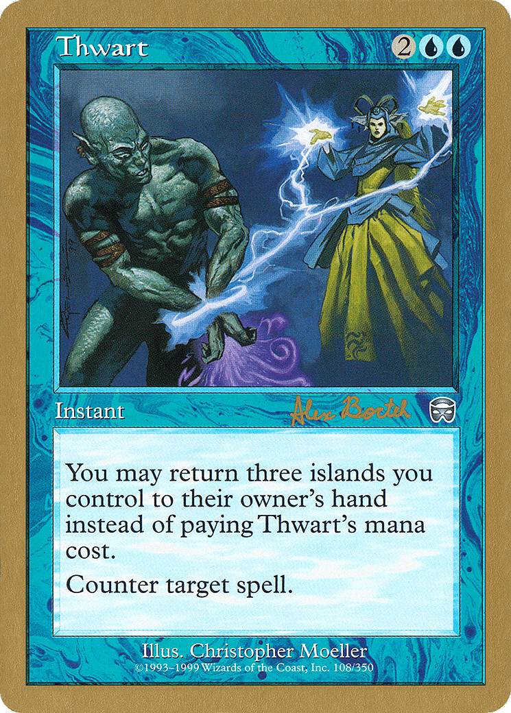 Thwart — World Championship Decks 2001 — Magic: The Gathering