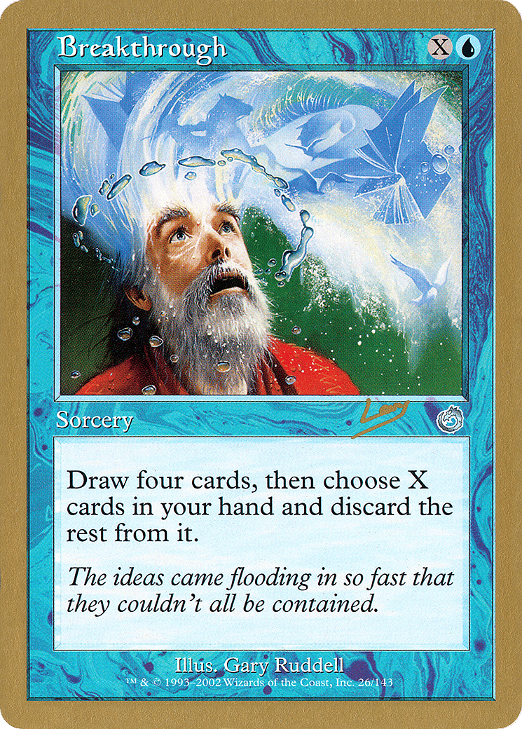 Breakthrough — World Championship Decks 2002 — Magic: The Gathering