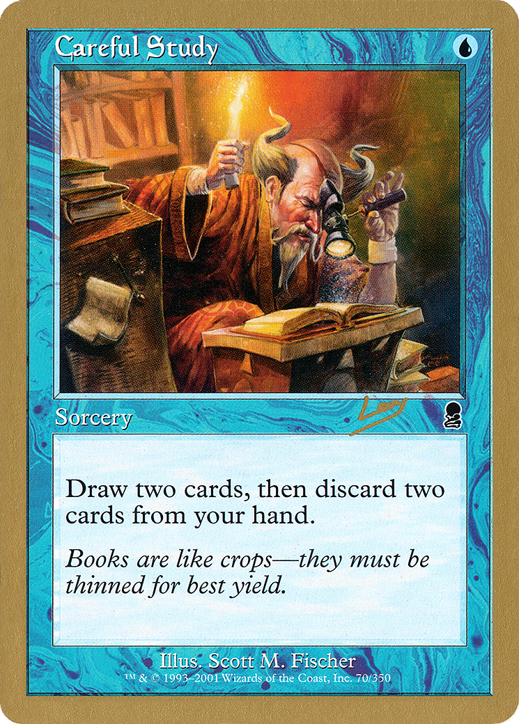 Étude attentive — World Championship Decks 2002 — Magic: The Gathering