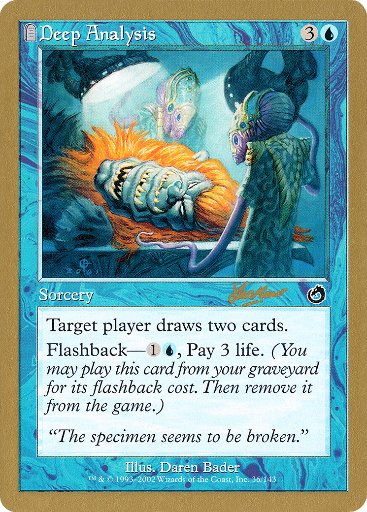 Deep Analysis — World Championship Decks 2002 — Magic: The Gathering