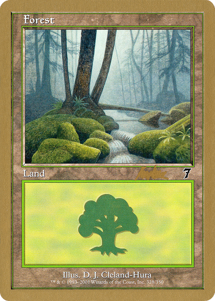 Forêt — World Championship Decks 2002 — Magic: The Gathering