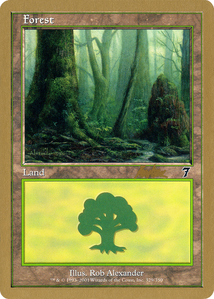 Forêt — World Championship Decks 2002 — Magic: The Gathering