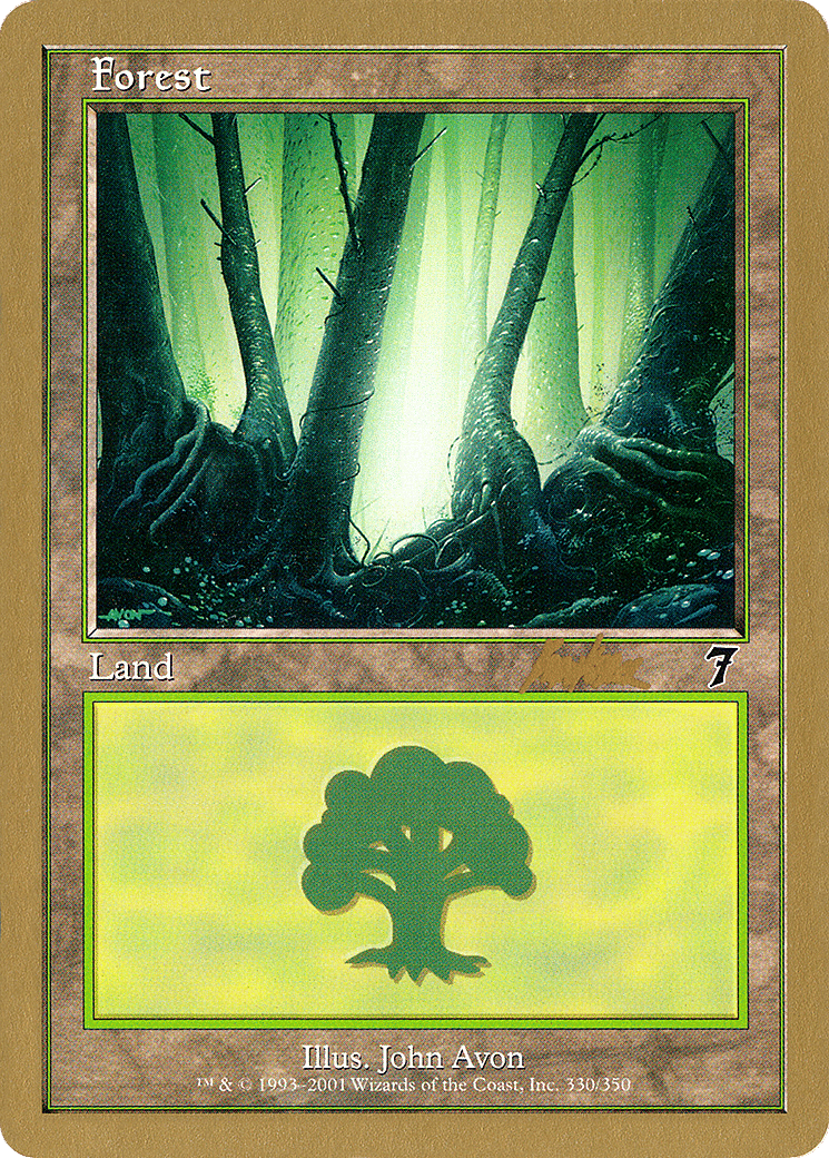 Forêt — World Championship Decks 2002 — Magic: The Gathering