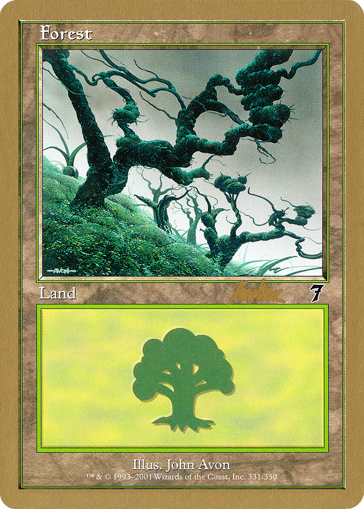 Forêt — World Championship Decks 2002 — Magic: The Gathering