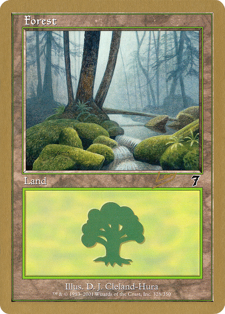 Forêt — World Championship Decks 2002 — Magic: The Gathering