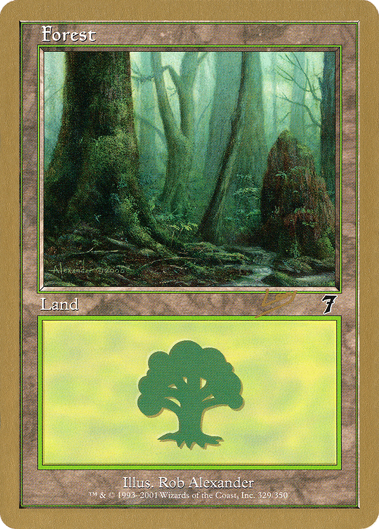 Forêt — World Championship Decks 2002 — Magic: The Gathering
