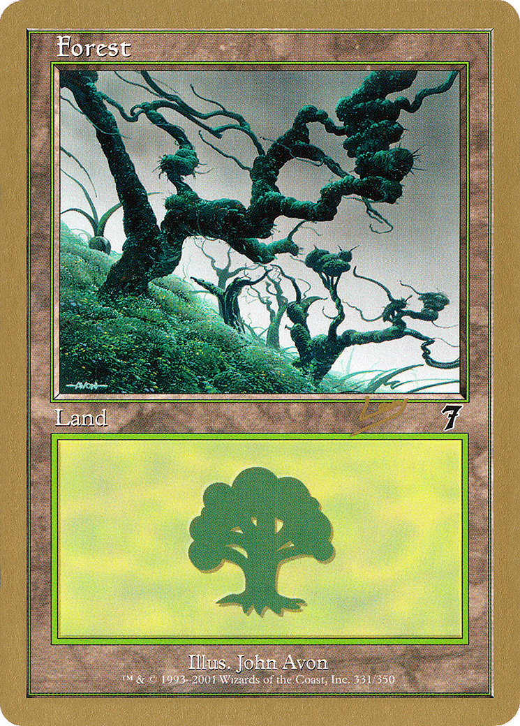 Forêt — World Championship Decks 2002 — Magic: The Gathering