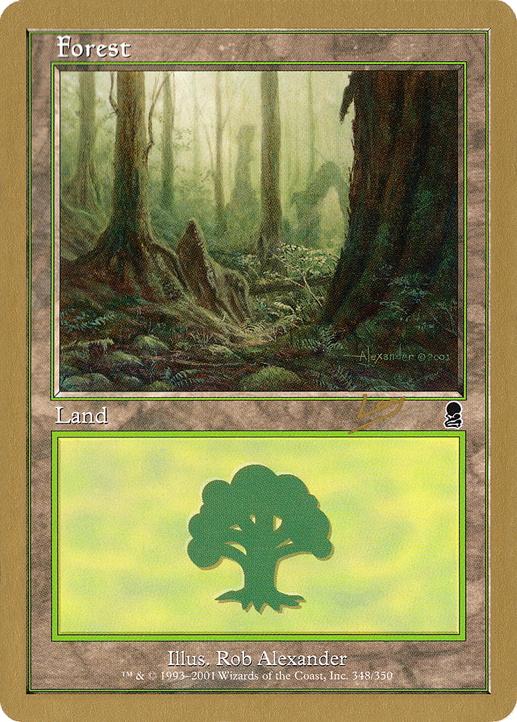 Forêt — World Championship Decks 2002 — Magic: The Gathering