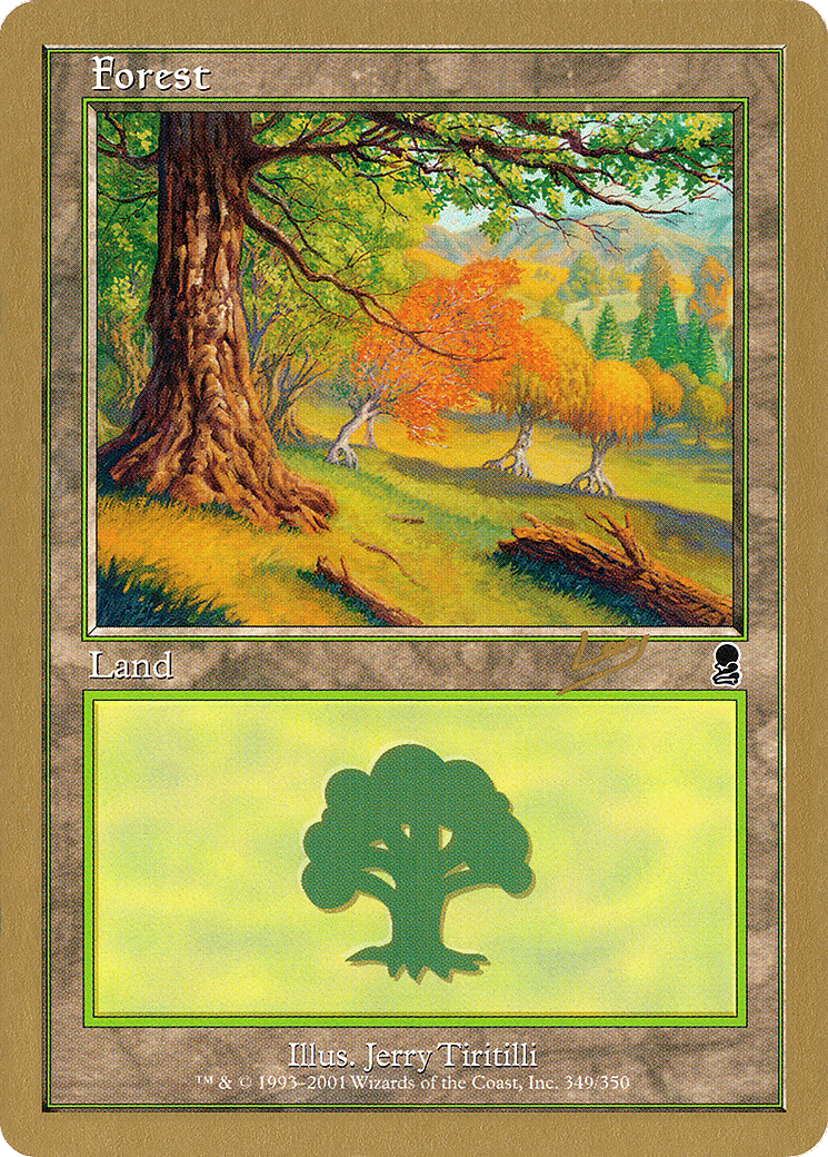Forêt — World Championship Decks 2002 — Magic: The Gathering