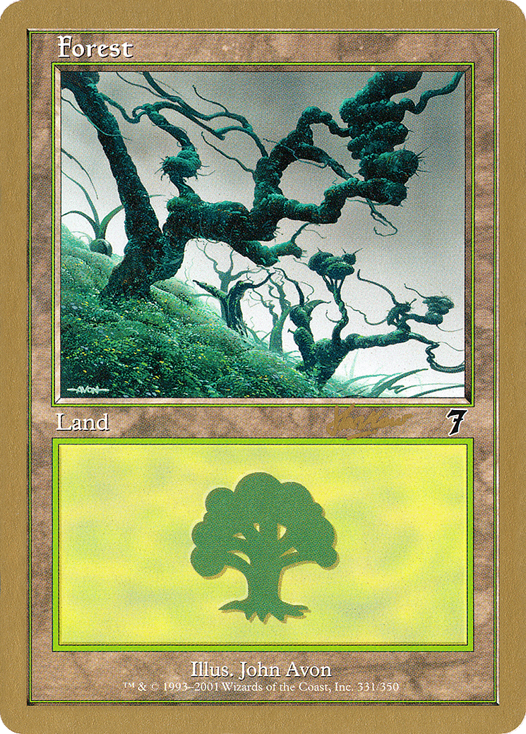 Forêt — World Championship Decks 2002 — Magic: The Gathering