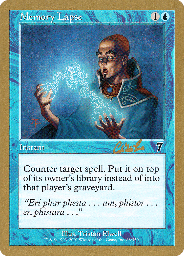 Memory Lapse from World Championship Decks 2002 - Magic: The Gathering