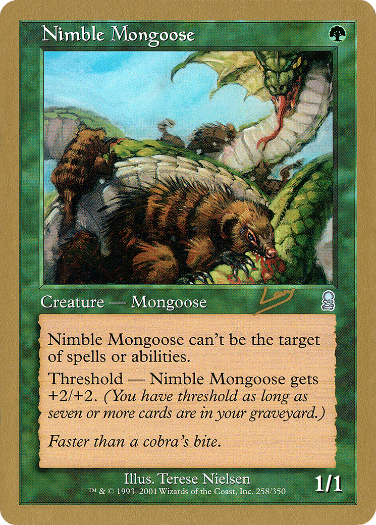 Nimble Mongoose — World Championship Decks 2002 — Magic: The Gathering