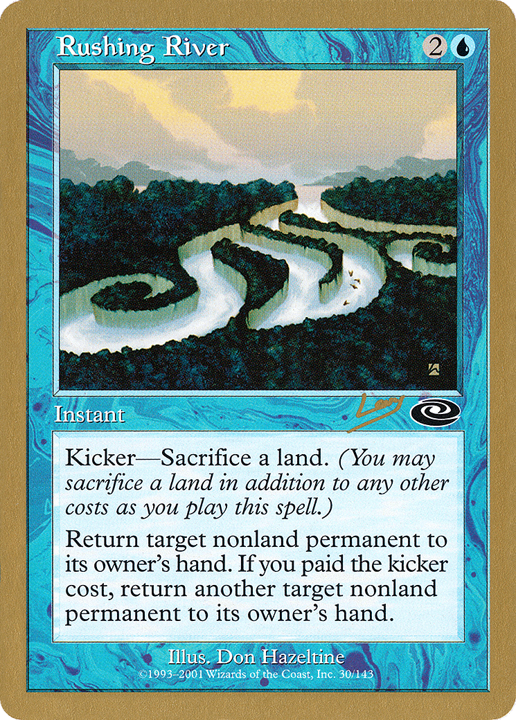 Rushing River — World Championship Decks 2002 — Magic: The Gathering