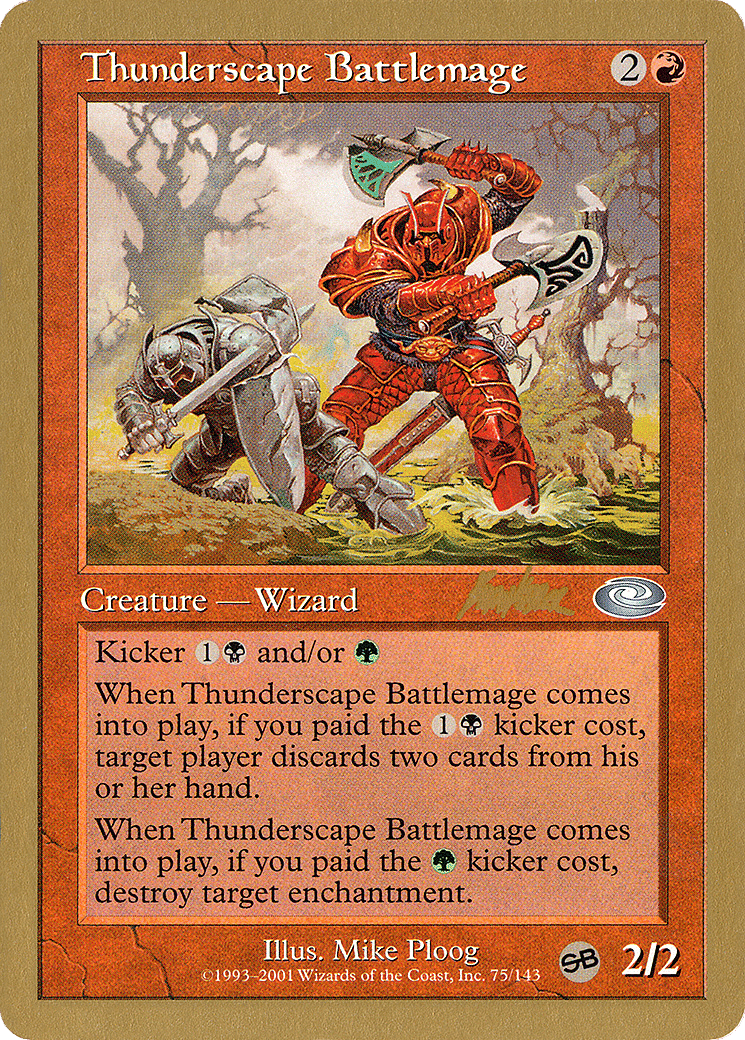 Thunderscape Battlemage — World Championship Decks 2002 — Magic: The Gathering