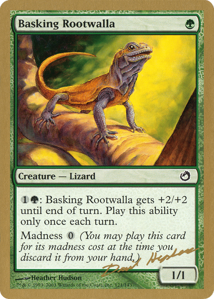 Basking Rootwalla from World Championship Decks 2003 - Magic: The Gathering