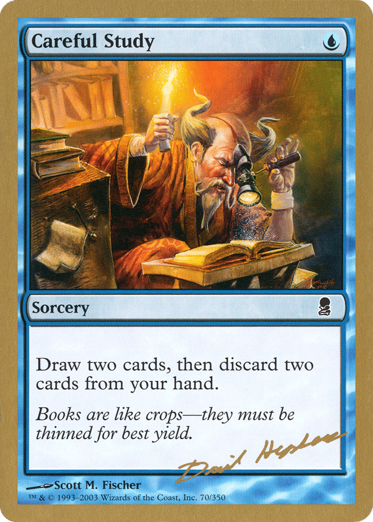 Careful Study — World Championship Decks 2003 — Magic: The Gathering