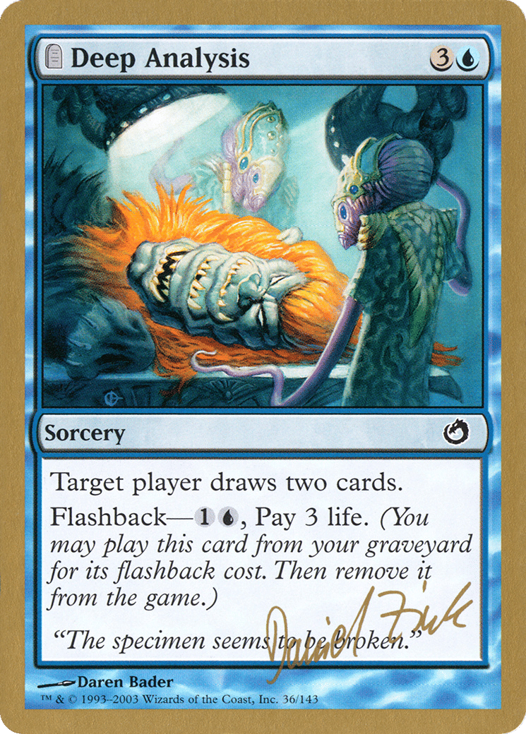 Deep Analysis — World Championship Decks 2003 — Magic: The Gathering