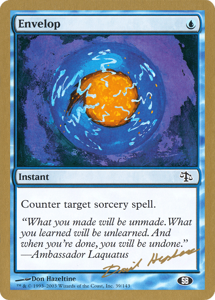 Envelop — World Championship Decks 2003 — Magic: The Gathering