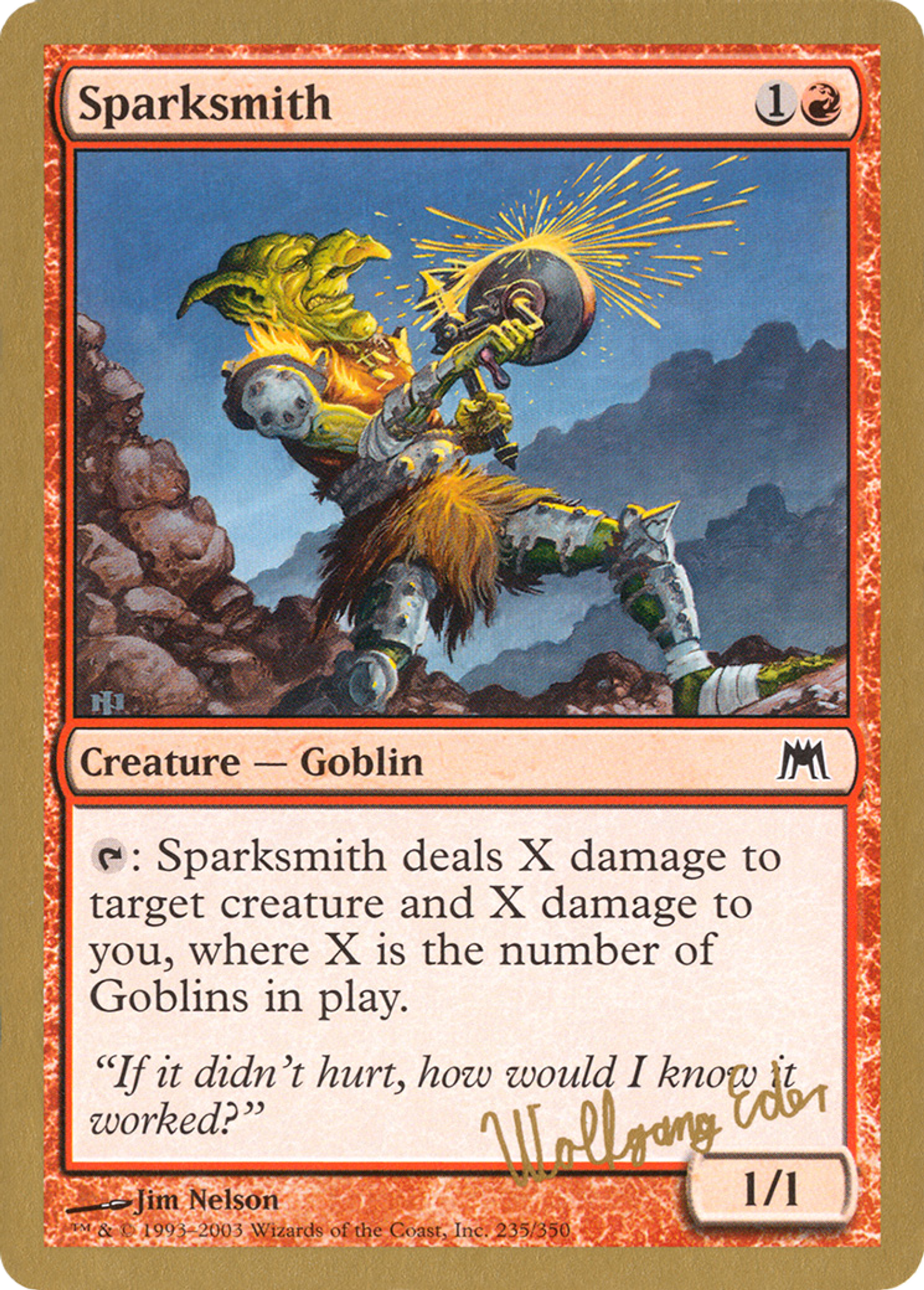 Sparksmith — World Championship Decks 2003 — Magic: The Gathering
