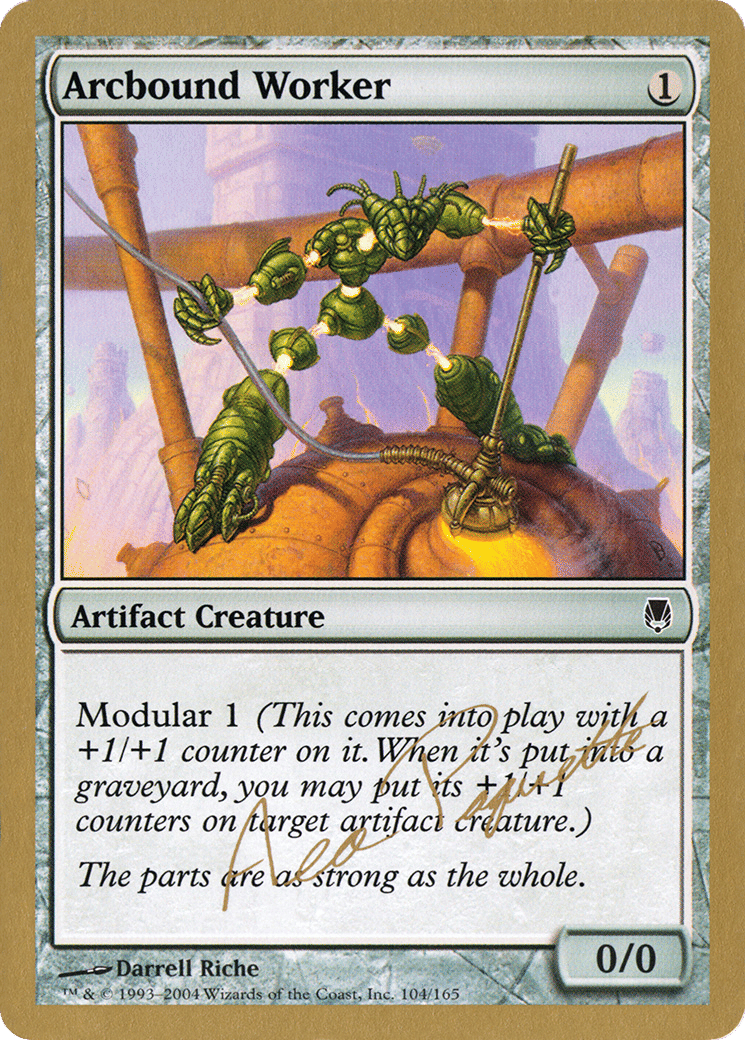 Arcbound Worker — World Championship Decks 2004 — Magic: The Gathering