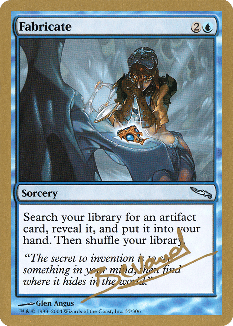 Fabricate — World Championship Decks 2004 — Magic: The Gathering